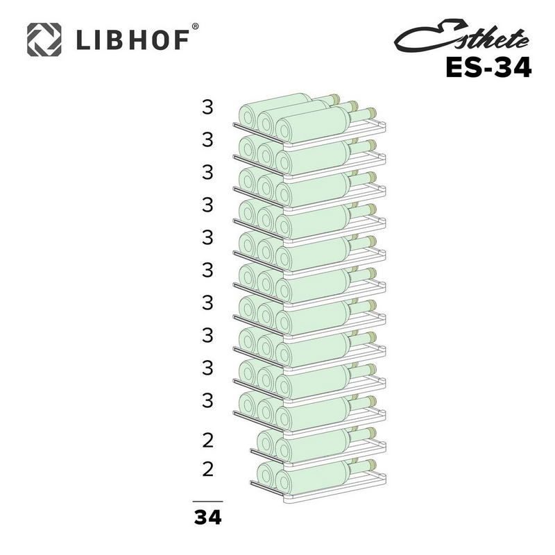 Фото Шкаф винный Libhof ES-34 white — арт. libes34w 8