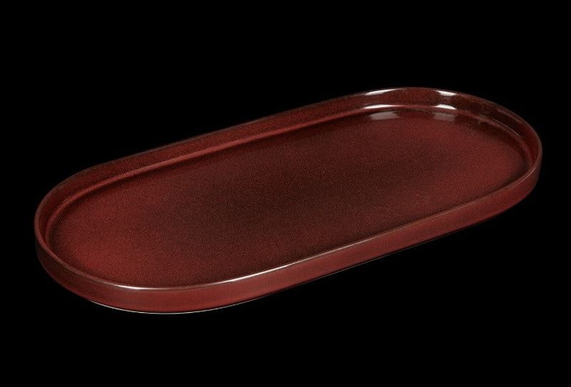Фото Блюдо Corone Cocorita L 410 мм, B 205 мм красное — арт. фк8975 1