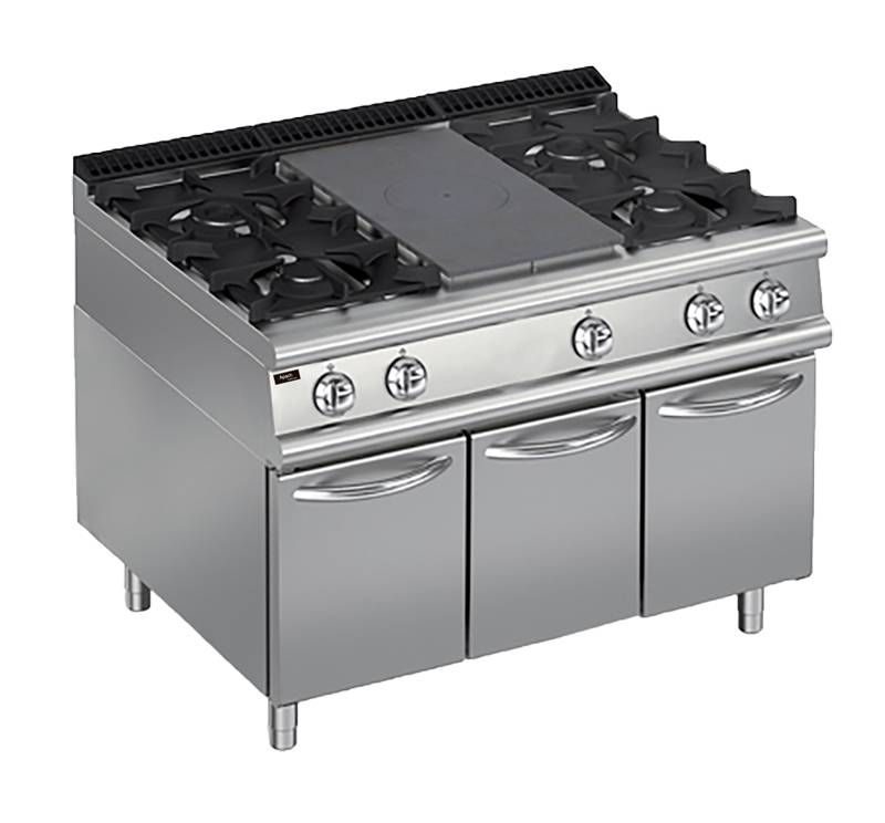Плита газовая Apach Chef Line LRSTG129R4CS