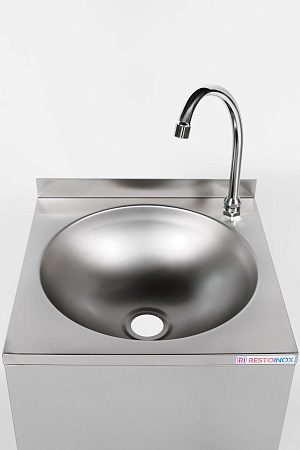 Фото Рукомойник металлический RESTOINOX напольный — арт. РННХ-40/40-Б 5