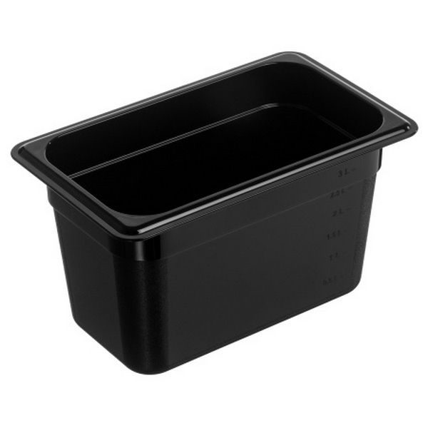 Гастроемкость Gastroplast 1/4 черная артикул 79656