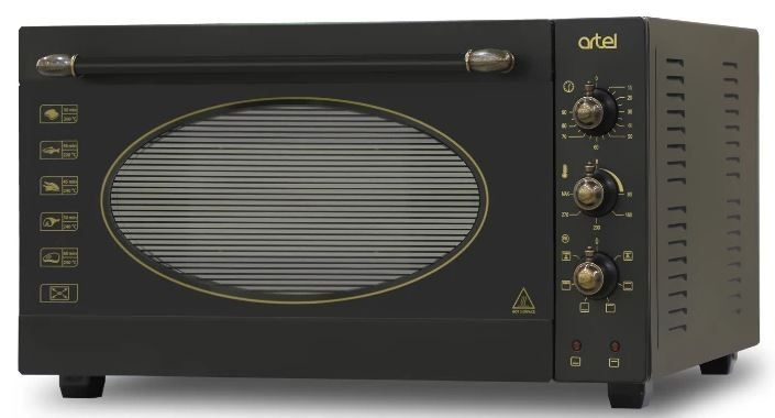 Фото Мини-печь ARTEL ART-Retro LUX черный Ronda — арт. MD-4218 2
