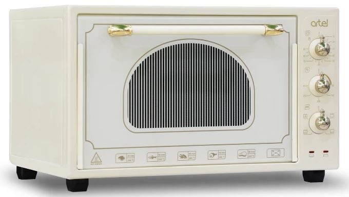 Фото Мини-печь ARTEL ART-Retro LUX бежевый GIORIK — арт. MD-3618 1