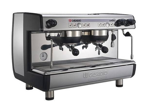 Фото Кофемашина рожковая Casadio Undici A/2 черная высокие группы — арт. Undici A/2 TC черная 2