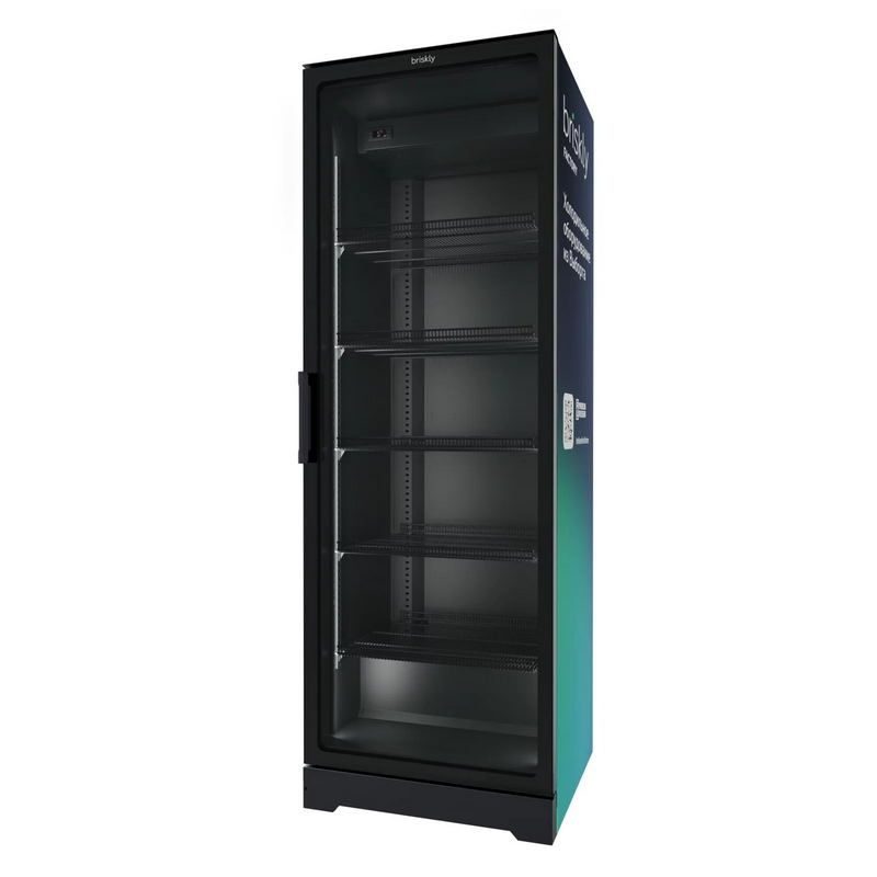 Фото Шкаф холодильный Briskly Smart 7 Ultra c безрамочной дверью (RAL 7024) 2