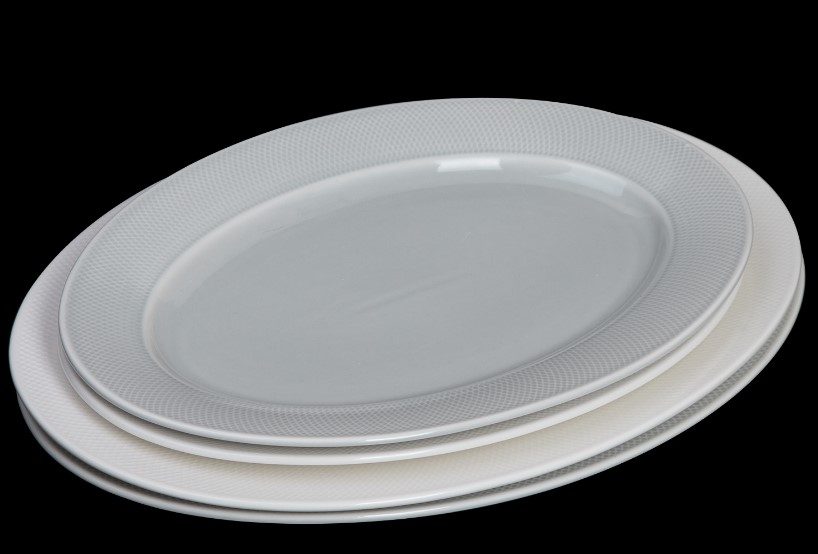 Фото Блюдо Corone Rosenthal L 255 мм, B 180 мм голубое — арт. фк9905 2