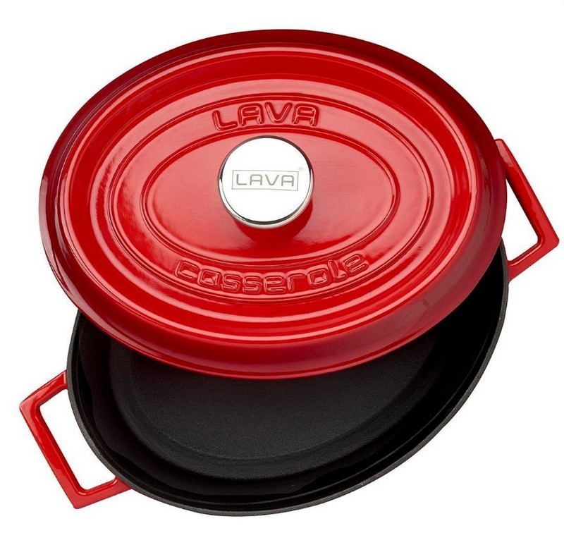 Фото Кастрюля LAVA TRENDY SERIES 7 л, L 385 мм, B 255 мм, H 150 мм красная — арт. LV O TC 31 K2 R 2