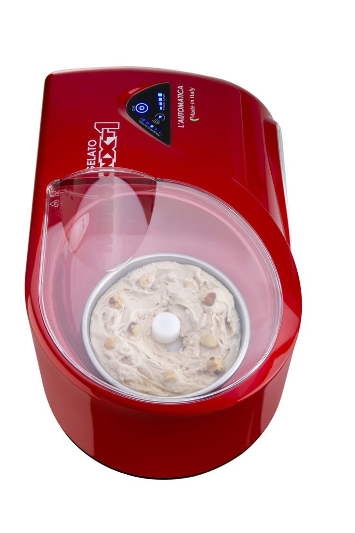 Фото Фризер для твердого мороженого Nemox GELATO NXT1 L'AUTOMATICA RED с 1 чашей 1.7 л — арт. 003A600940 2