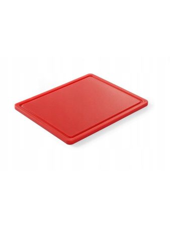 Фото Доска разделочная Hendi HACCP 826119 L 325 мм, B 265 мм, H 12 мм, GN1/2, красная артикул 826119 1