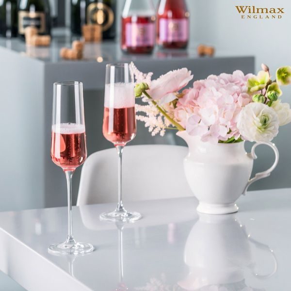 Фото Бокал-флюте для шампанского Wilmax Ilona 270 мл, D 45 мм, H 270 мм артикул 888049 1