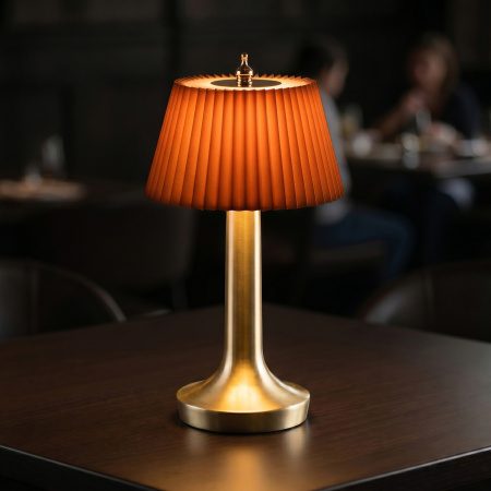 Фото Светильник настольный MGline LED PINE D 135 мм, H 265 мм, оранжевый 4