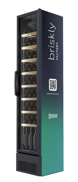 Фото Шкаф винный Briskly Smart 3 Wine (деревянные полки) — арт. BS3W 1