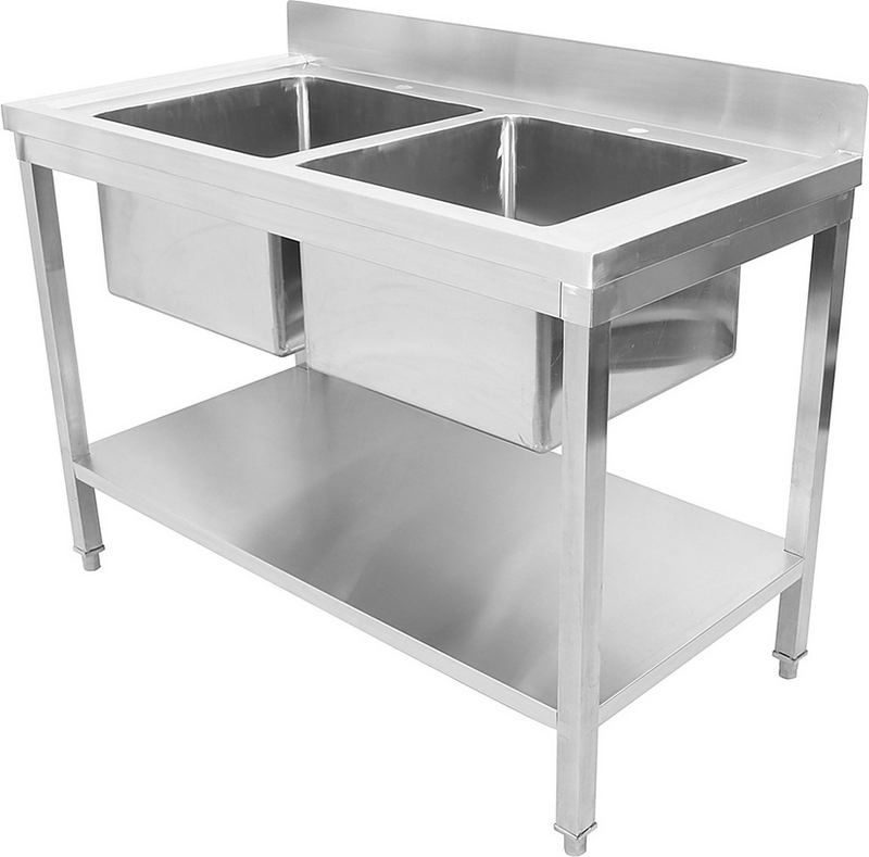 Ванна моечная Viatto VA-STD245A с бортом нерж.