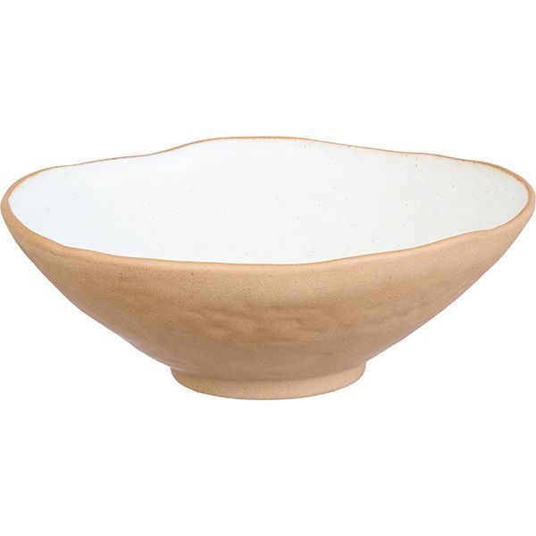 Фото Салатник Kunstwerk Grasp 870 мл, D 220 мм, H 76 мм, белый — арт. 20730/white 2
