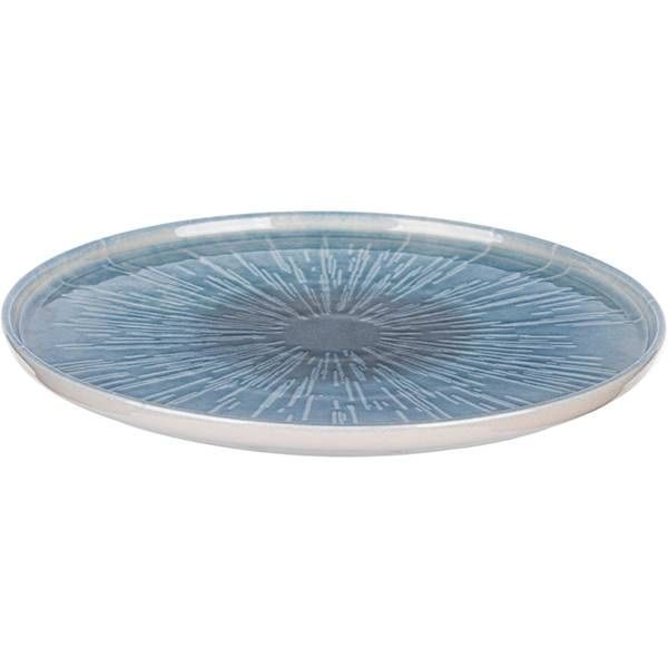 Фото Тарелка Kutahya Nanocream Blue D 200 мм, H 16 мм — арт. NNROT20DU891005 1