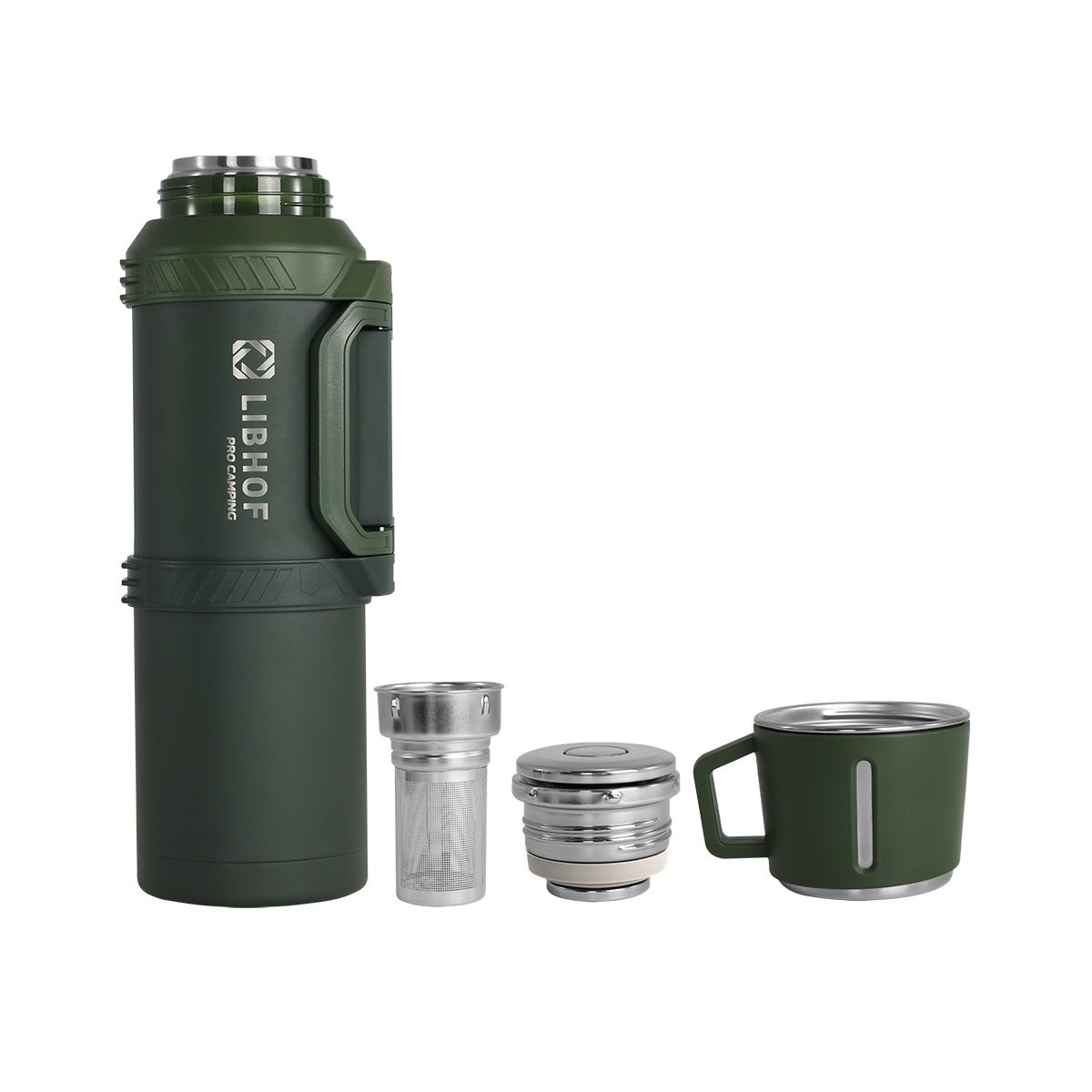 Фото Термос бытовой Libhof TC-2300 ranger olive 2,3 л — арт. libtc2300g 11