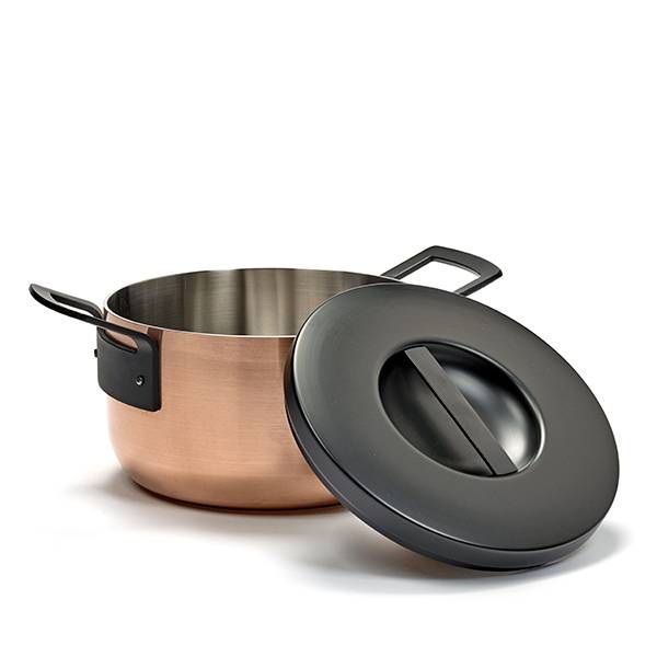 Фото Кастрюля Serax Base Cookware 6 л, D250 мм, H155 мм с крышкой цвет медный черный — арт. B2719004C 3