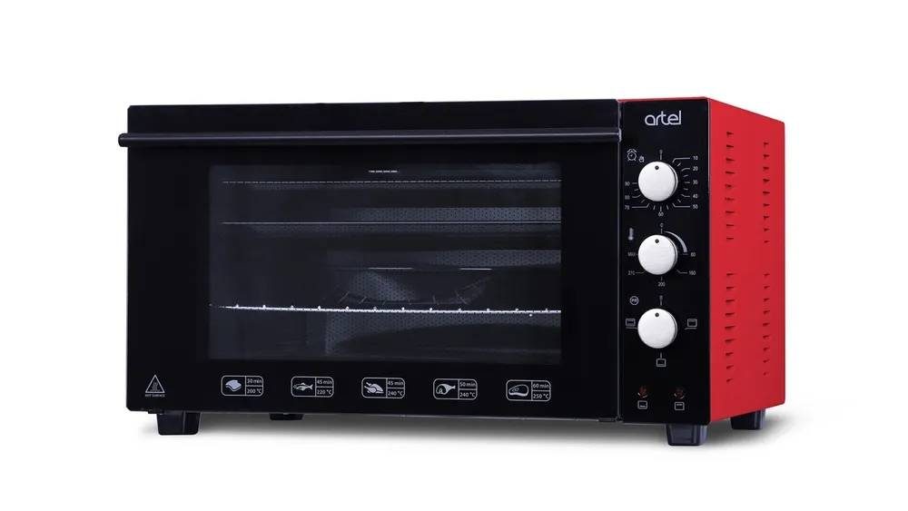 Мини-печь ARTEL LUX MD-4218 черно-красный