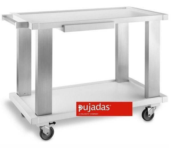 Тележка сервировочная Pujadas 2 полки, белая)