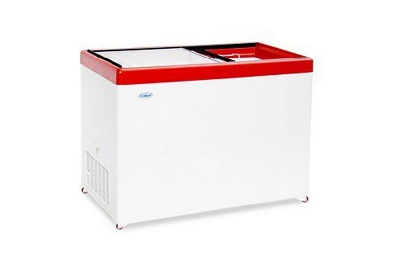 Морозильный ларь СНЕЖ МЛП-400 красный