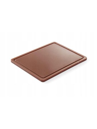 Фото Доска разделочная Hendi HACCP 826140 L 325 мм, B 265 мм, H 12 мм, GN1/2, коричневая артикул 826140 1