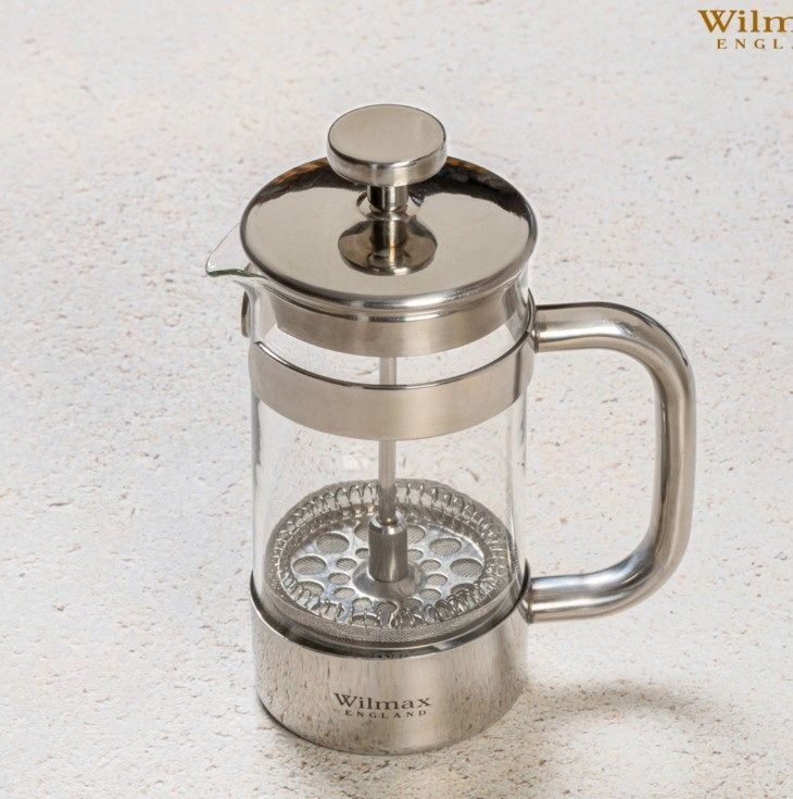 Фото Френч-пресс Wilmax Thermo Glass 350 мл стекло, нерж. сталь (цветная упаковка) — арт. WL-551009/1C 3