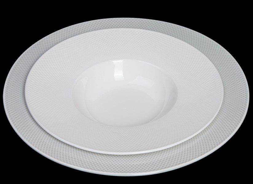 Фото Тарелка Corone Rosenthal 225 мл, D 230 мм белая — арт. фк9940 13