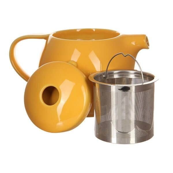 Фото Чайник Loveramics с ситечком 400ml желтый артикул 2
