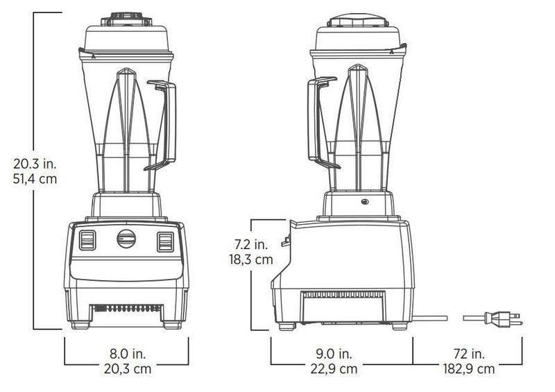 Фото Блендер Vitamix VITA-PREP 3 VM0105E — арт. 010089/058627-AFBB 2