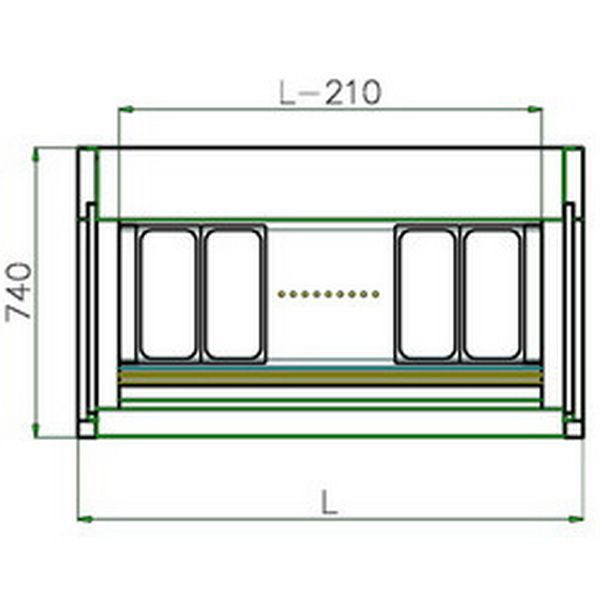 Фото Витрина для мороженого EasyBest BRIO 9, цвет белый RAL9010 2