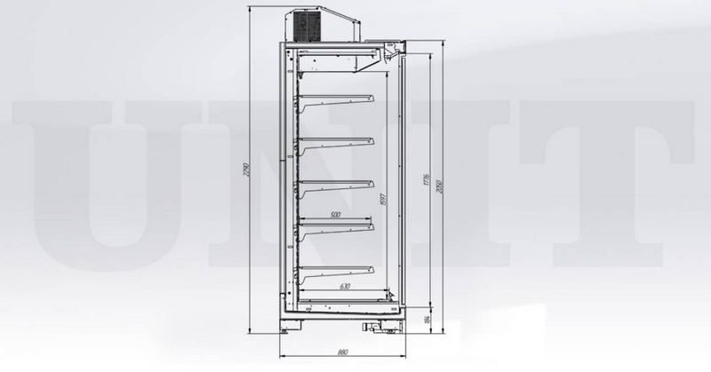 Фото Холодильная горка универсальная CRYSPI Unit 3
