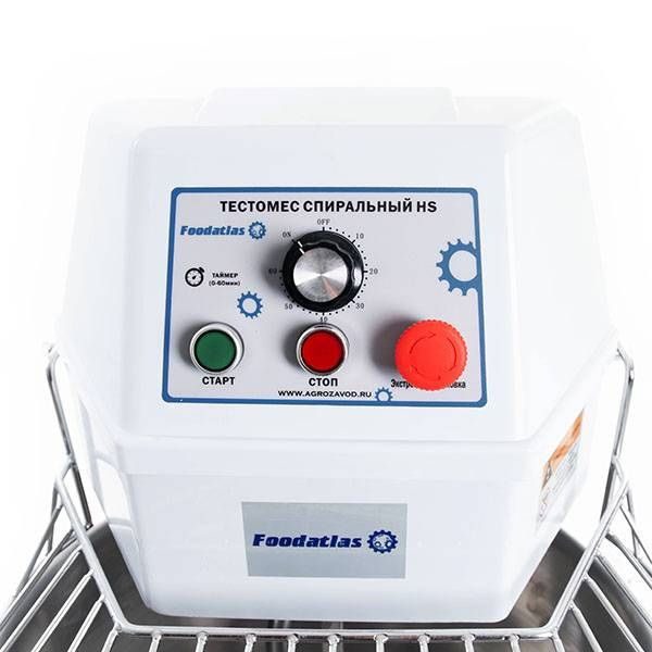 Фото Тестомес спиральный Foodatlas HS-20 Eco 220В — арт. УТ000007647 4