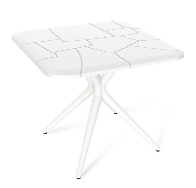 Фото Столешница Sheffilton SHT-TT30 83/83 пластик белый 6