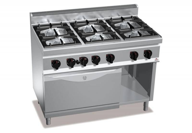 Плита газовая Berto's G7F6PW + FG