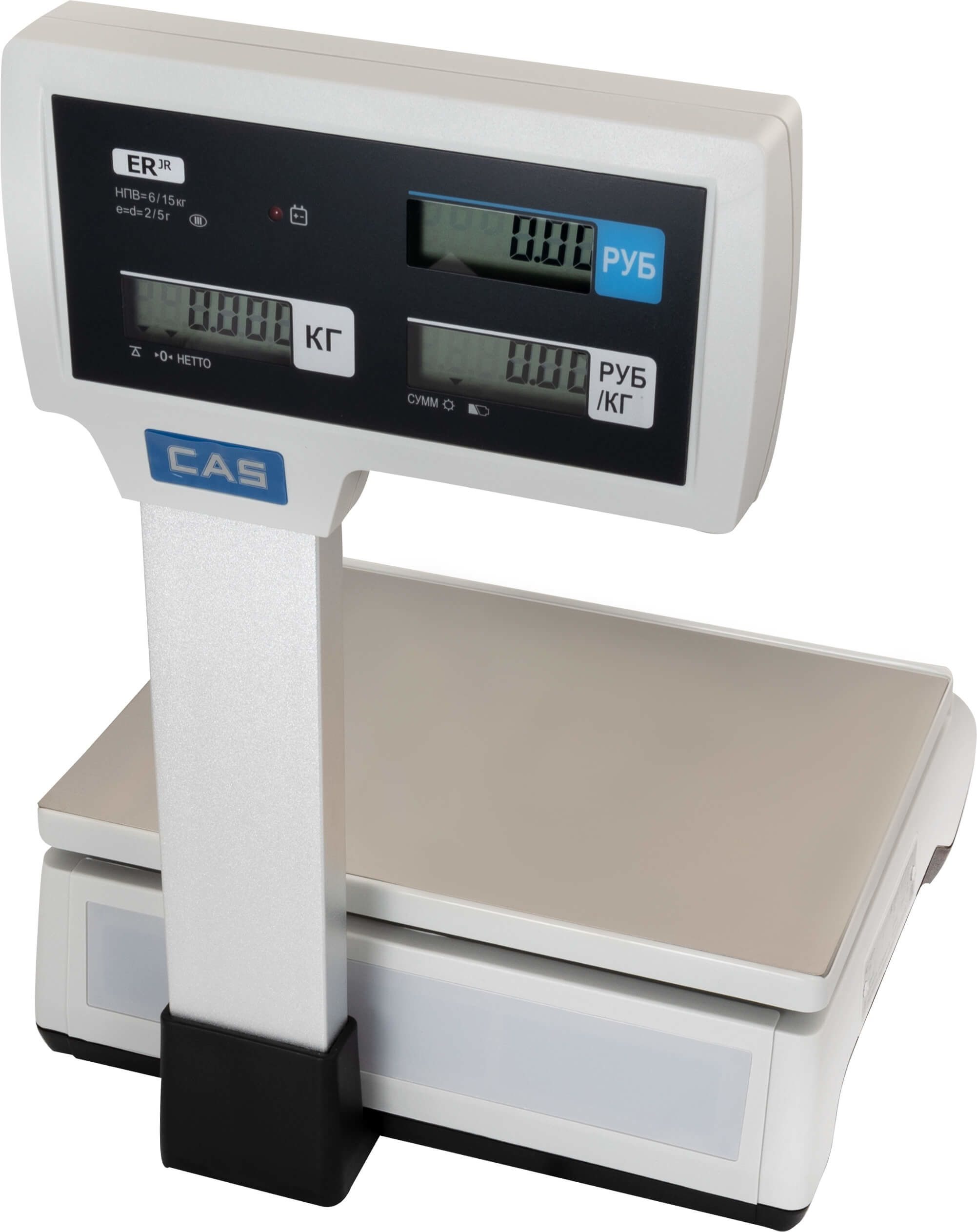 Фото Весы торговые CAS ER JR-15CBU — арт. Весы ER-Jr-15CBU (RS) 2