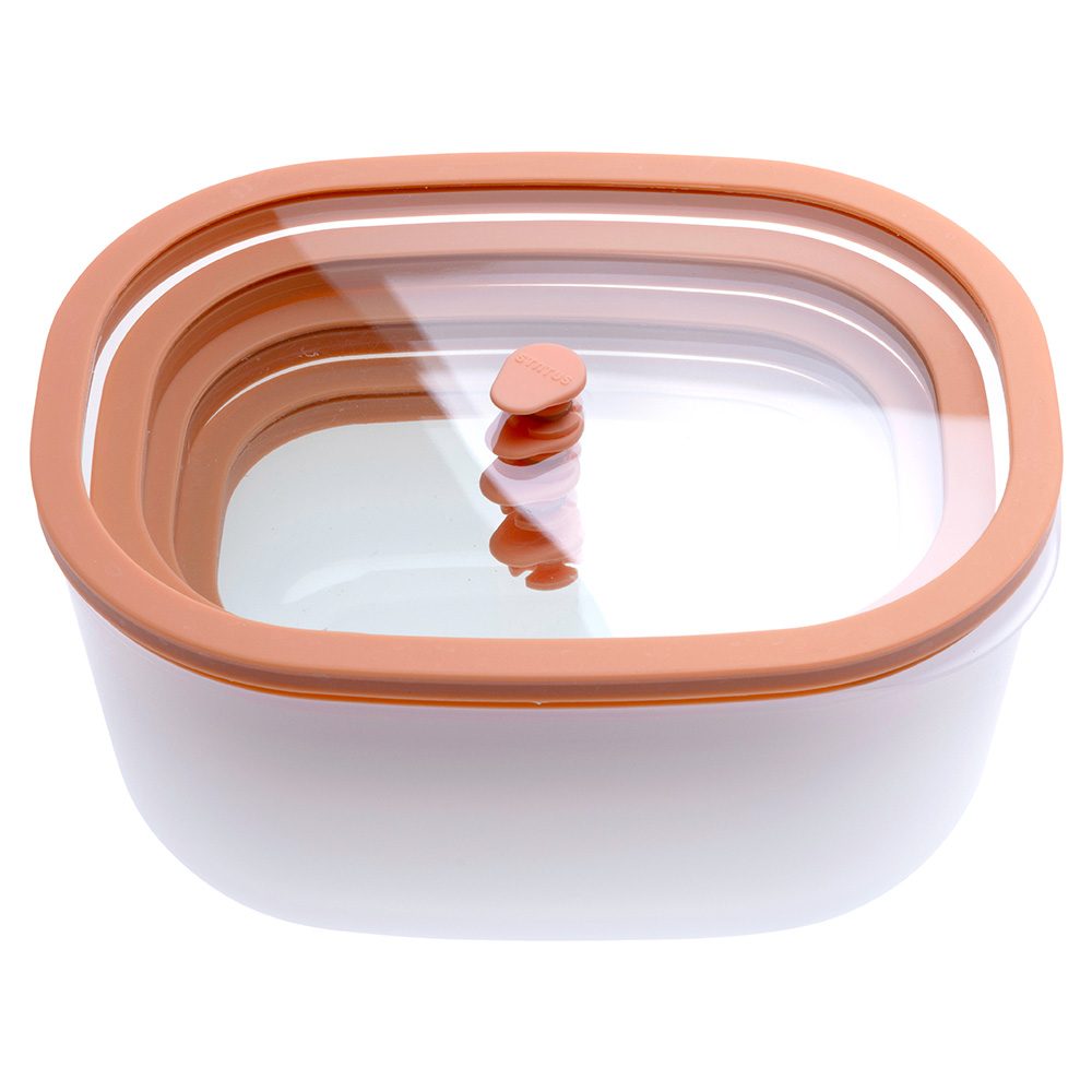 Фото Набор вакуумных контейнеров STATUS — арт. Fresko set 4 salmon 2
