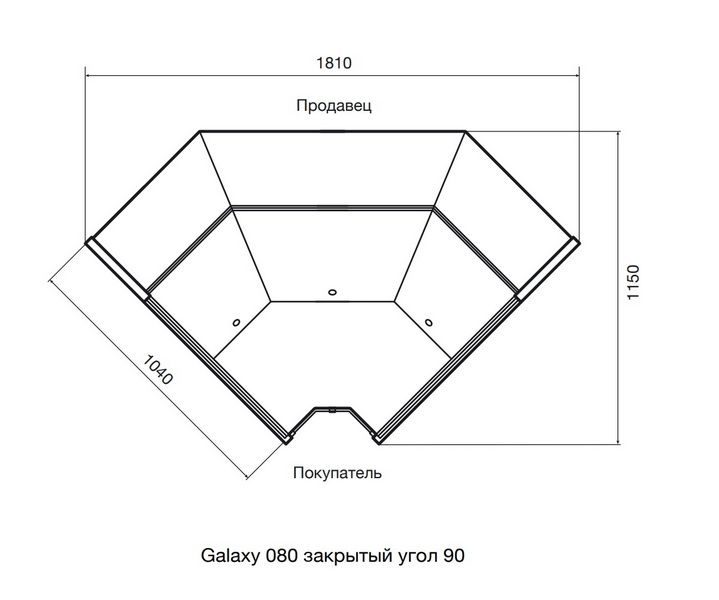 Dazzl Galaxy 080 Plug-in закрытый Galaxy 080