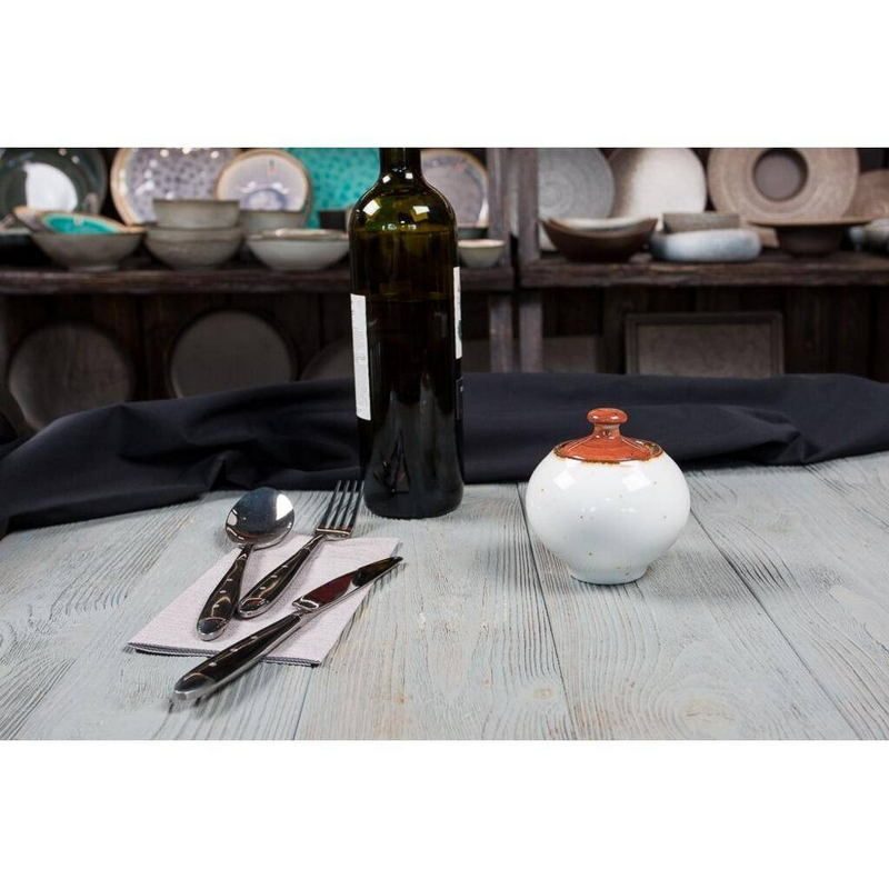 Фото Сахарница P.L. Proff Cuisine Fusion Brown Shore 230 мл, D 92 мм, H 98 — арт. P6126509-SH236 к=48/4 3