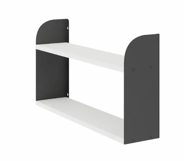 Фото Офисная полка КОБОР S1-100/20 black/premium 2