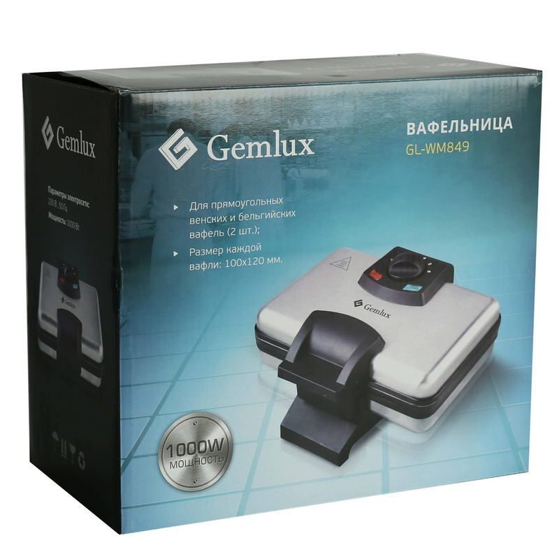 Фото Вафельница Gemlux GL-WM849 3