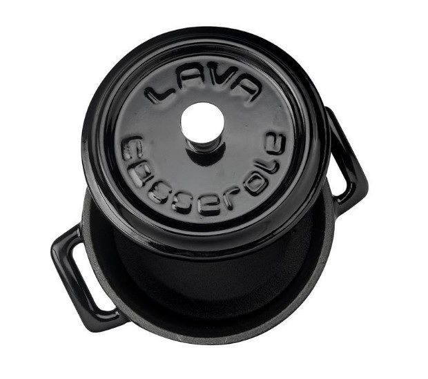 Фото Кокотница LAVA TRENDY SERIES 0,35 л, D 100 мм, H 70 мм черная — арт. LV Y TC 10 K2 BL 1