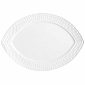 Фото Блюдо овальное Chef&Sommelier «Сатиник» фарфор, белый, L 23, B 15 см — арт. S0465 2