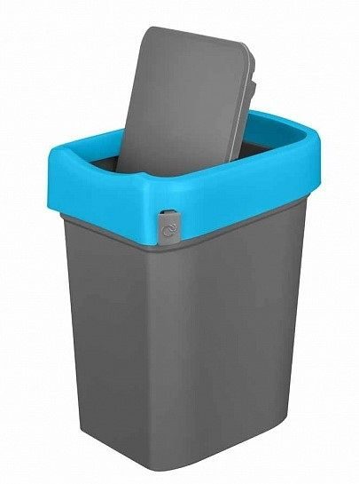 Фото Контейнер мусорный RESTOLA SMART BIN 10 л, L 245 мм, B 196 мм, H 345 мм синий 1