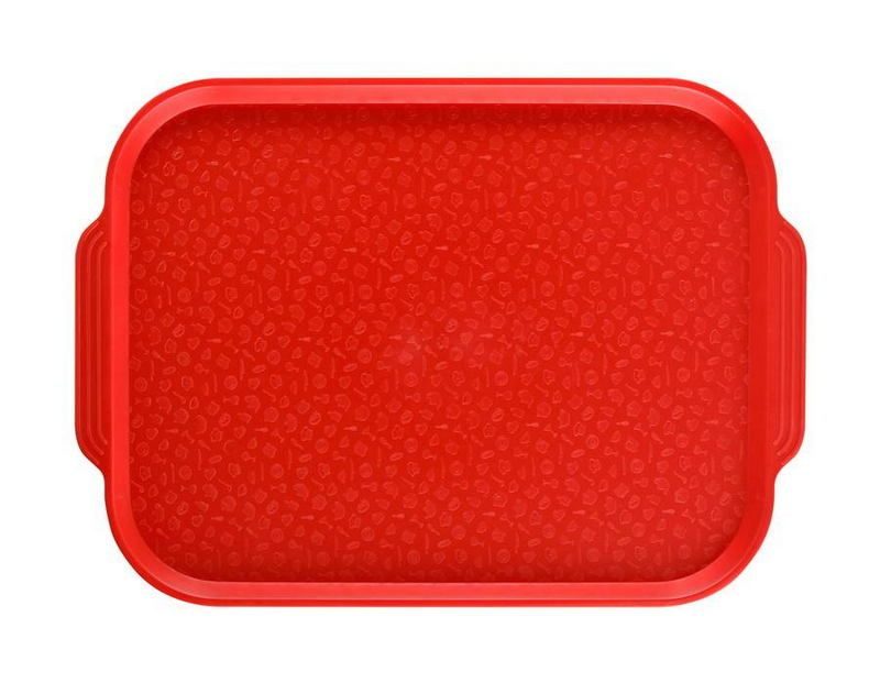 Фото Поднос из пластика Клен PS Red 4410 450х355 красный — арт. мки017 1