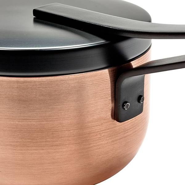Фото Сотейник Serax Base Cookware 1,8 л, D170 мм, H140 мм с крышкой цвет медный черный — арт. B2719001C 2