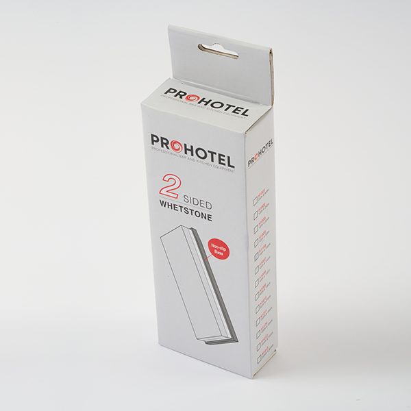 Фото Камень точильный ProHotel H1169 абразивность 240/1000, бежевый/серый артикул 4130823 3