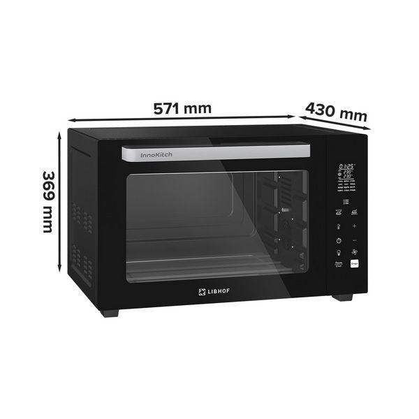 Фото Мини-печь Libhof OVN-50 black — арт. libovn50 16