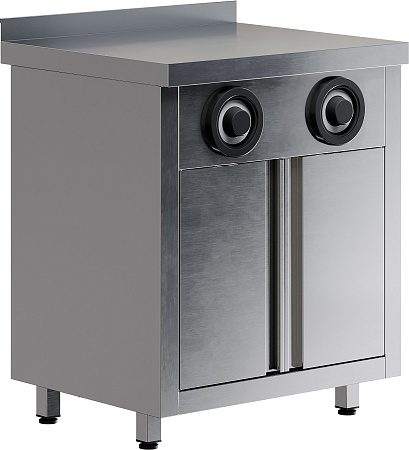 Стол-тумба RESTOINOX СПЗРД2-7/6-Б с диспенсерами