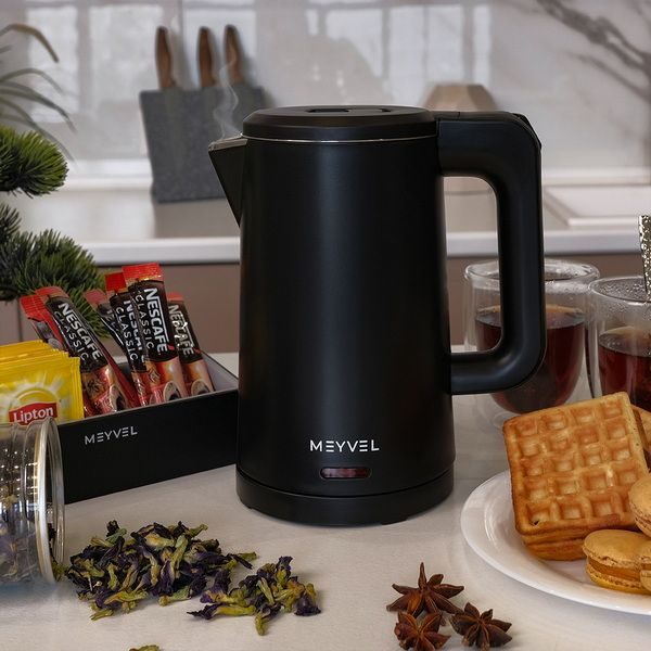 Фото Чайник электрический Meyvel MKE-03T (Black) 9