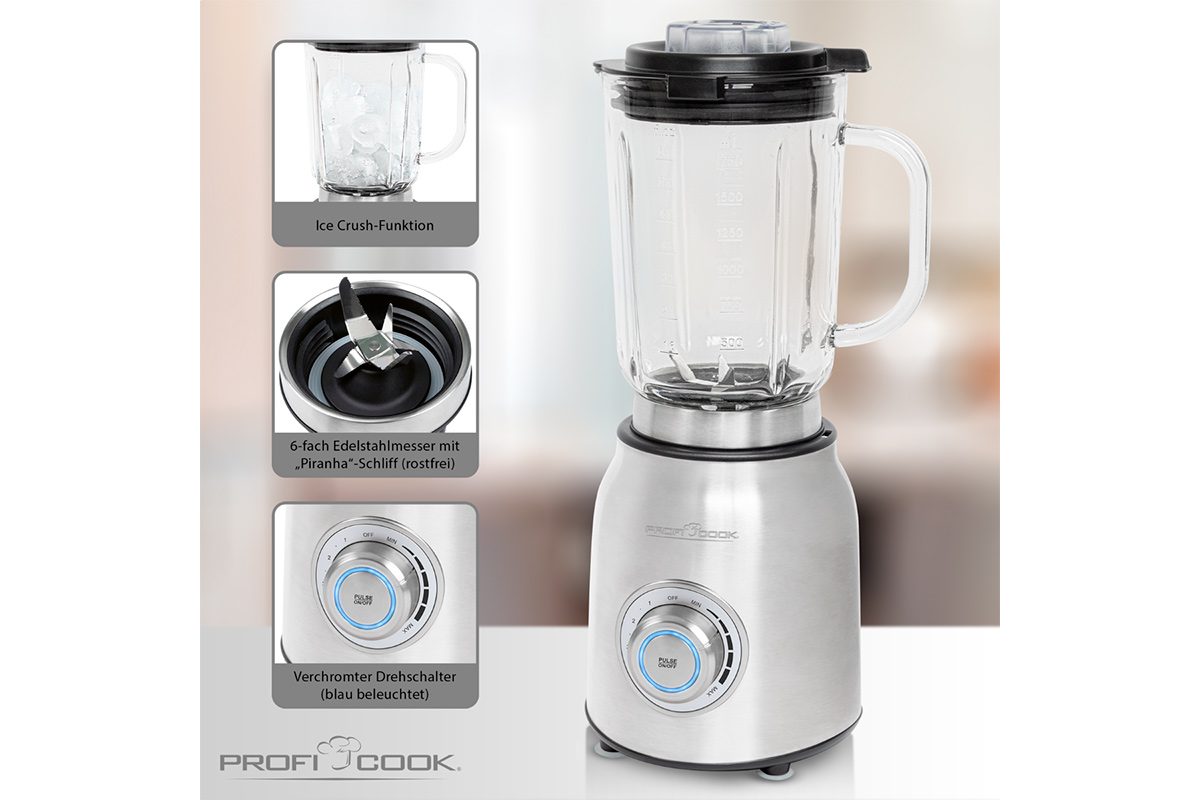 Фото Блендер Profi Cook — арт. PC-UM 1207 inox 1